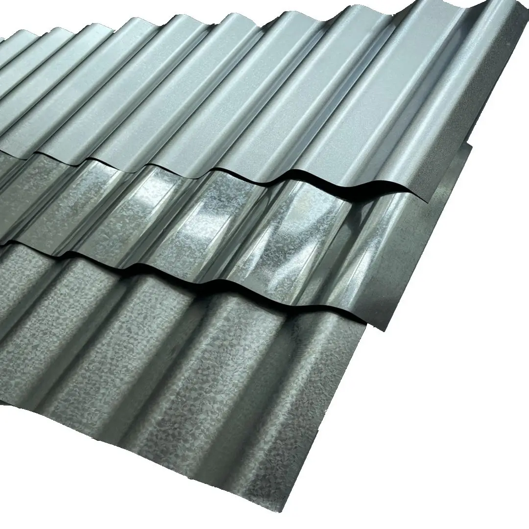 High quality Metal Roofing 0.15-0.80MM Galvanized Corrugated Roofing Steel Sheets color  sheet