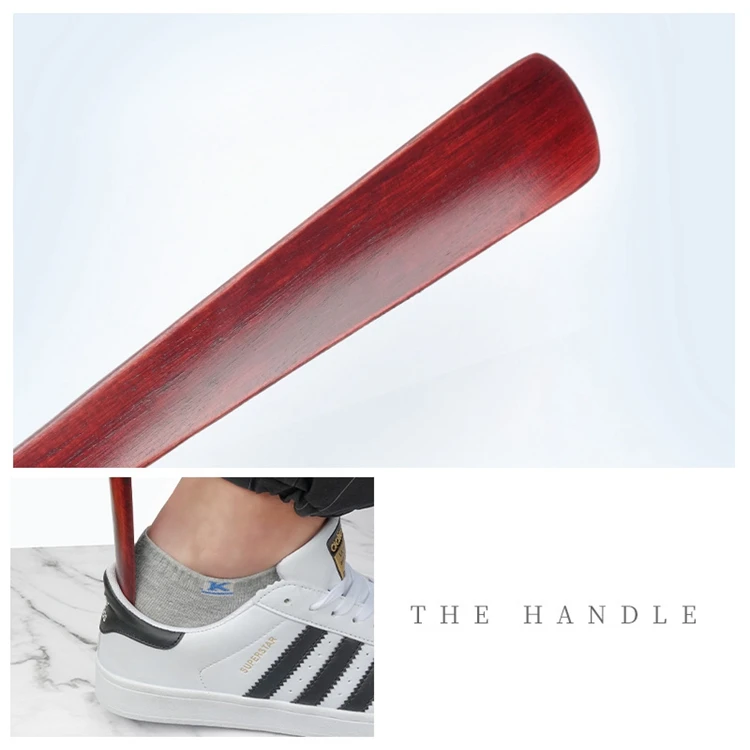  55 см 70 Профессиональный деревянный башмак Рог Гибкая длинная ручка Shoehorn полезные обуви атлет инструменты