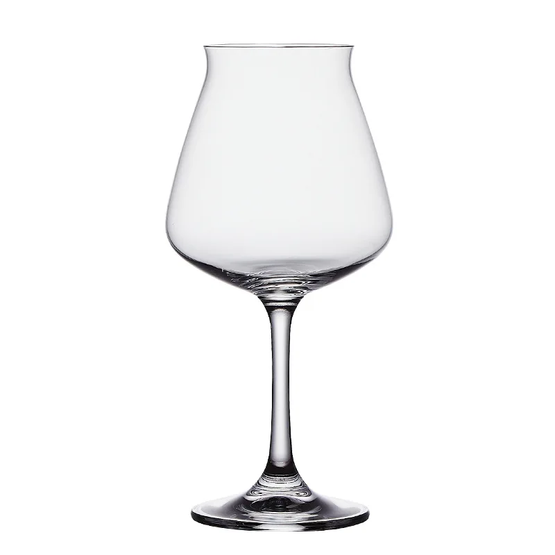 Stemmed Beer Glass Nucleation Pint Glasses 14 oz Craft Beer Glass for Enhanced Beer Drinking Bliss-Gift Idea for Men