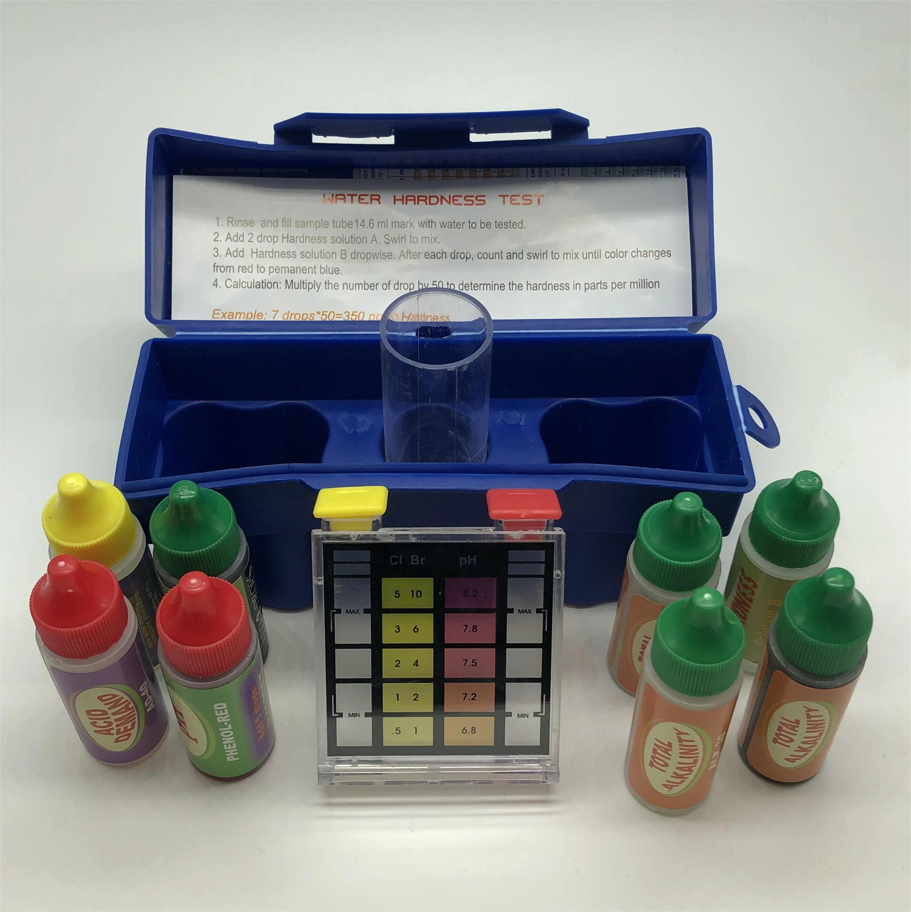 6 in 1 swimming test kit total chlorine