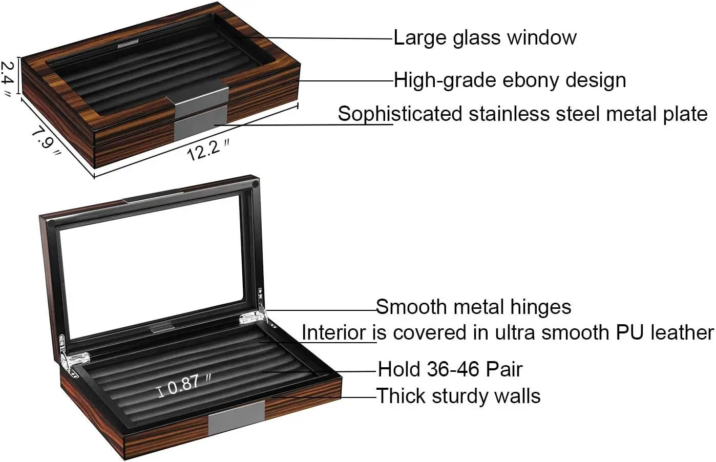 Custom Wooden Ring Gift Box Velvet Ring Box With Ring Jewelry Storage Packaging Box