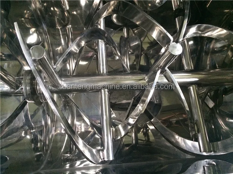 2000 Kg Pigments Powder Horizontal Ribbon Blender Mixer Dry Powder Mixer Machine