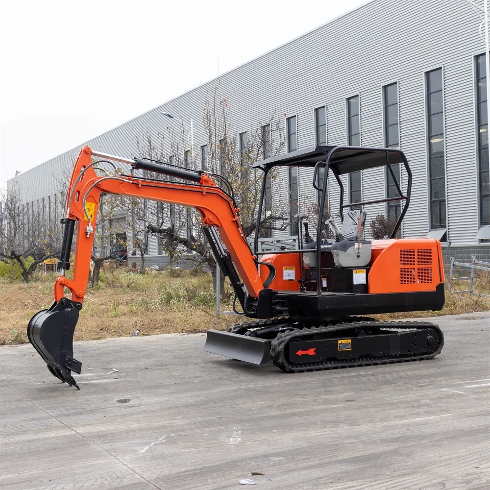 Cheap Chinese 1 Ton Mini Crawler Bagger Digger Excavators Machine Minibagger 1 1.5 2 3 Ton Rc Mini Excavator Prices For Sale