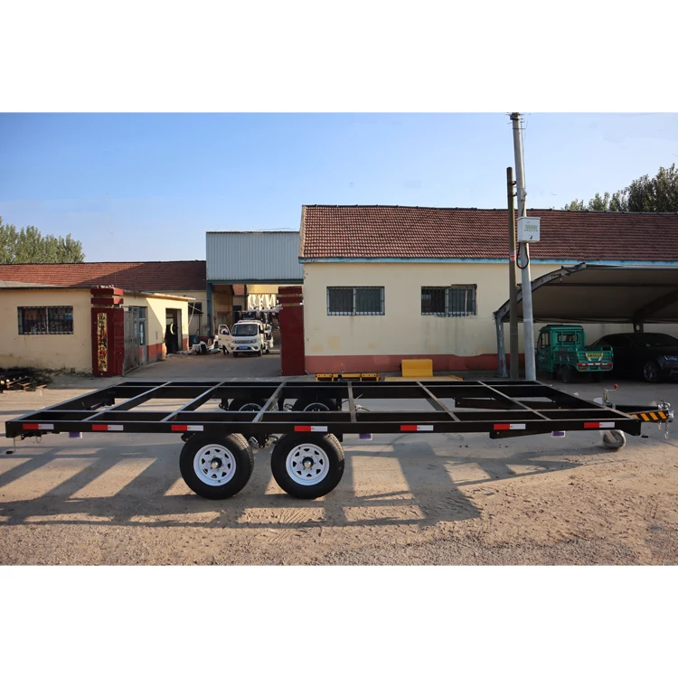 house trailer chassis tandem axles skeleton trailer chassis