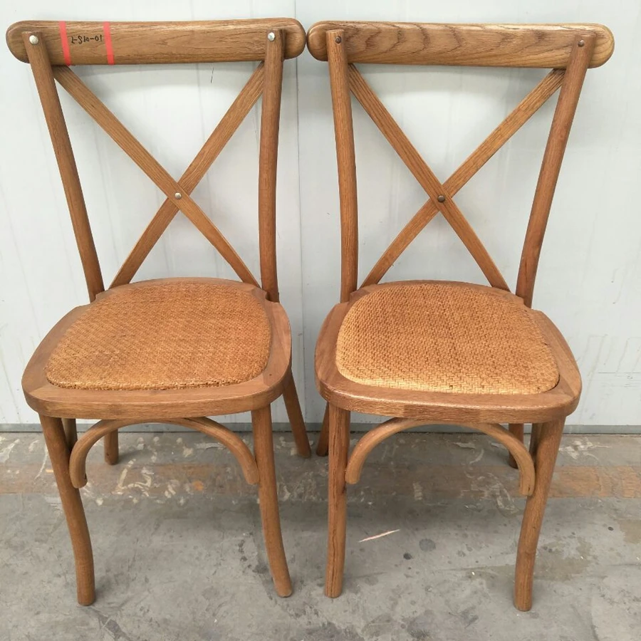 2021 Wholesale Cheap Party Wedding Event Dining Cross Back Chair