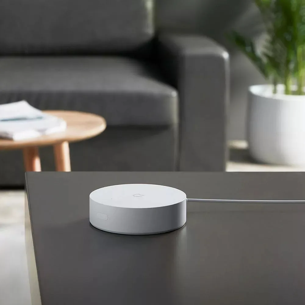 Xiaomi Mijia Smart Multi-Mode Gateway Controlled By Voice Remote Control And Automation Smart Linkage Devices As Ble Mesh Hub