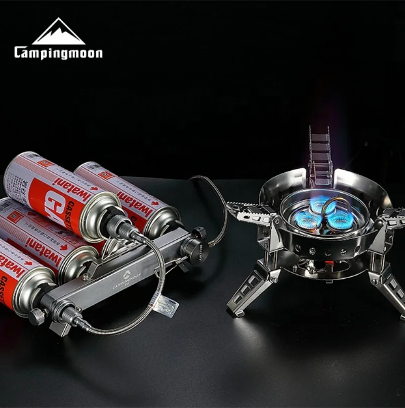 4 In 1 Butane Adapter Gas Cartridge Head Conversion Adapter Nozzle Bottle Butane Convertor Head Gas Stove Adapter Tools