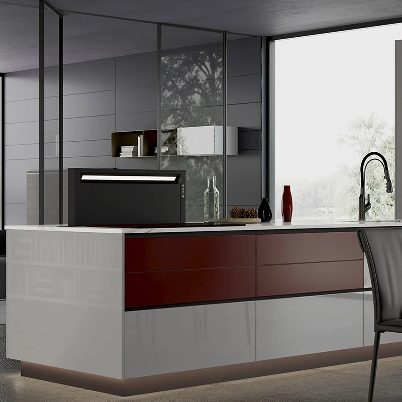 Sample 2021 Laminate Modular Modern Furniture Designs Cheap Price Outdoor Stainless Steel Kitchen Cabinets In Guangdong China