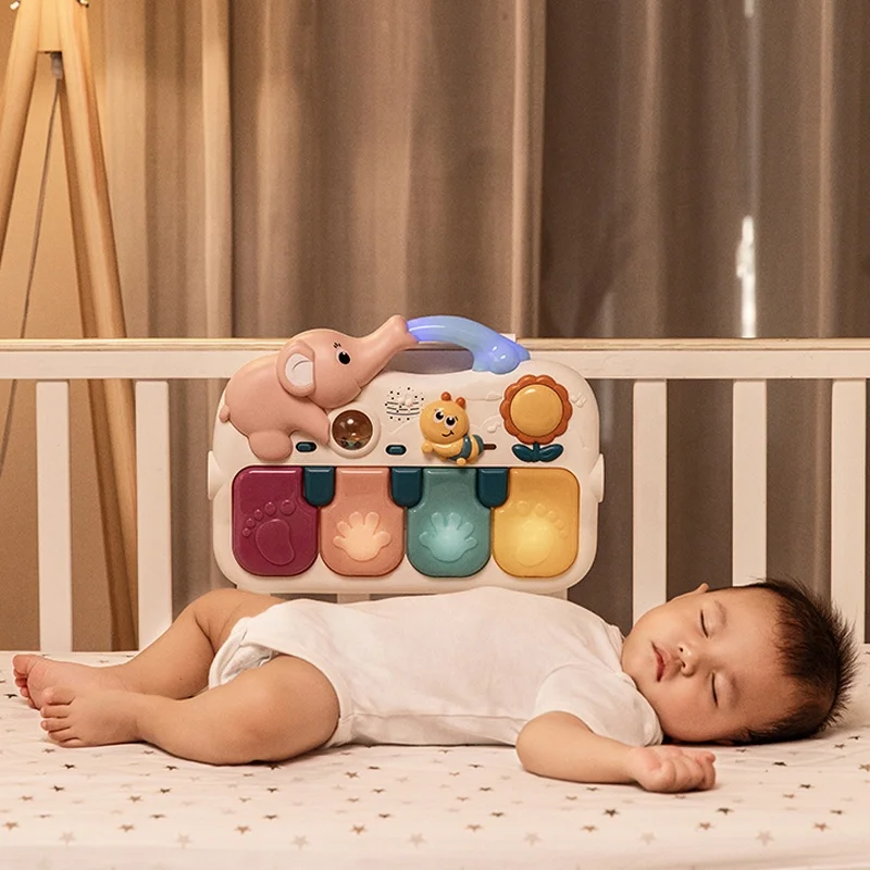 Samtoy 4 IN 1Multi Functional Musical Carpet Pedal Piano Activity Gym Fitness Music Toy Baby Play Mat