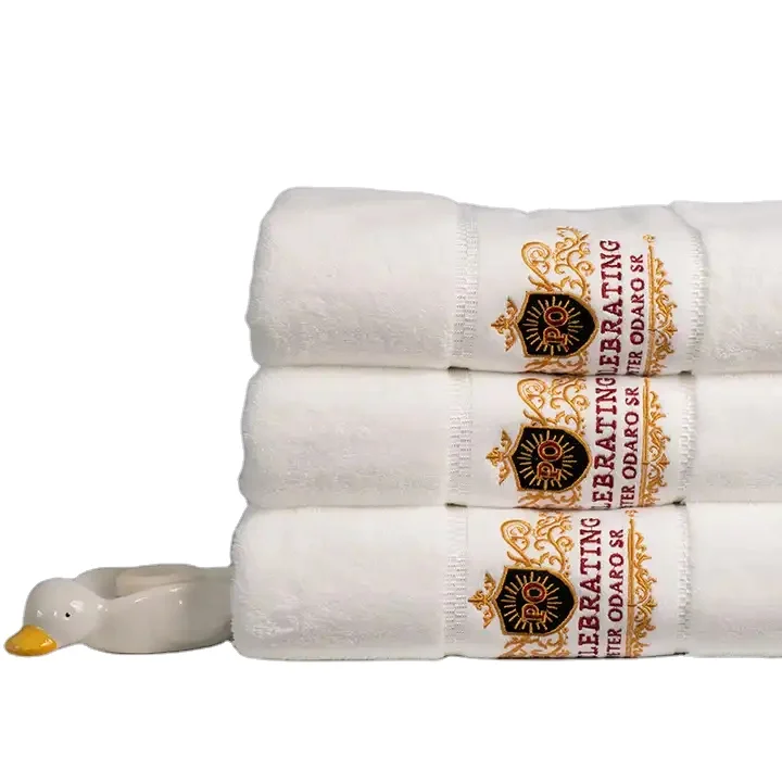 Customized Embroidery Logo Black Color 100% Cotton Terry Towel for Makeup Gym Bath Towel Hotel SPA Nail Salon Barber