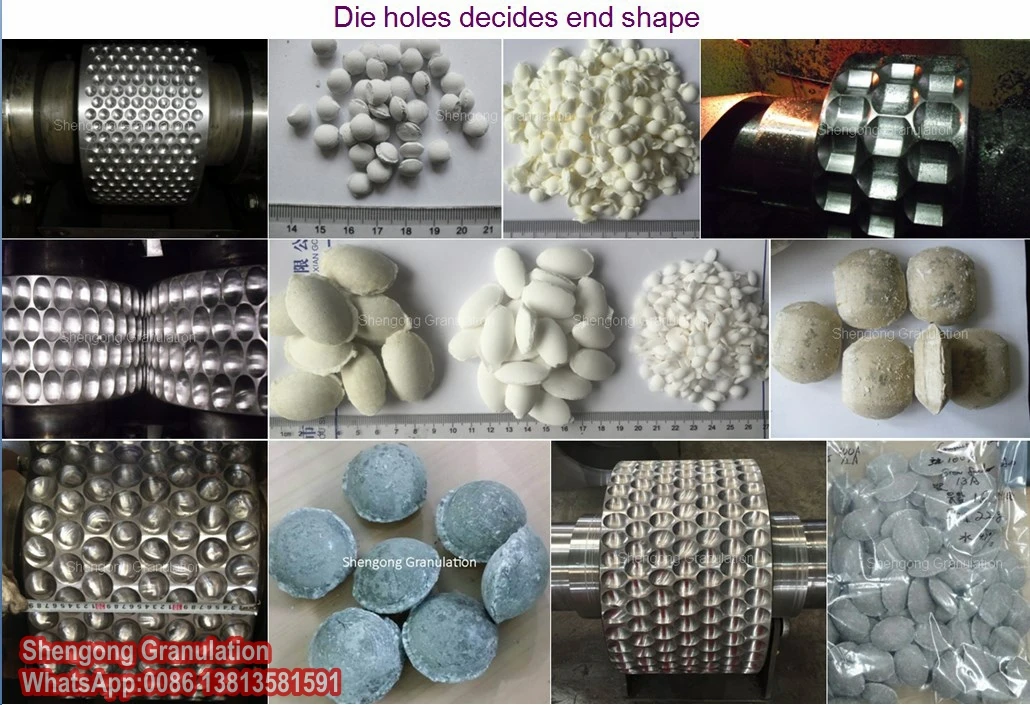 Steel slag steel residue iron powder coke hydraulic double roller mechanical briquette machine