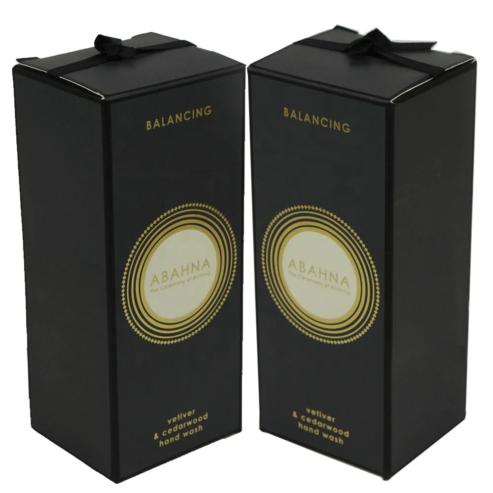 Индивидуальный дизайн, печатная бутылка для мытья рук, бумажная коробка, маленькая бумажная коробка для жидкого мыла