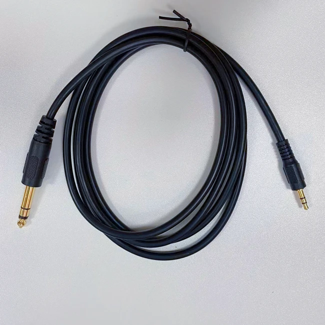 6.35 6.5 mm to 3.5 mm Male Jack audio aux Cable for Guitar Mixer Amplifier CD Player Speaker