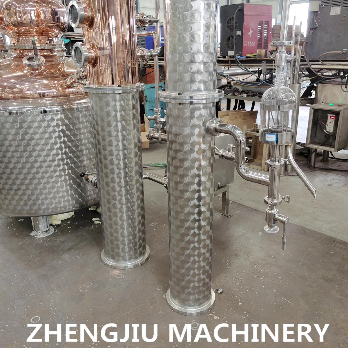  Дистилляционное оборудование Gin 300L для продажи аппарат дистилляции лунного блеска медный горшок паровой