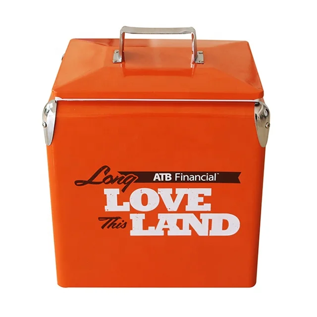 
Wholesale small promotional metal cooler box 