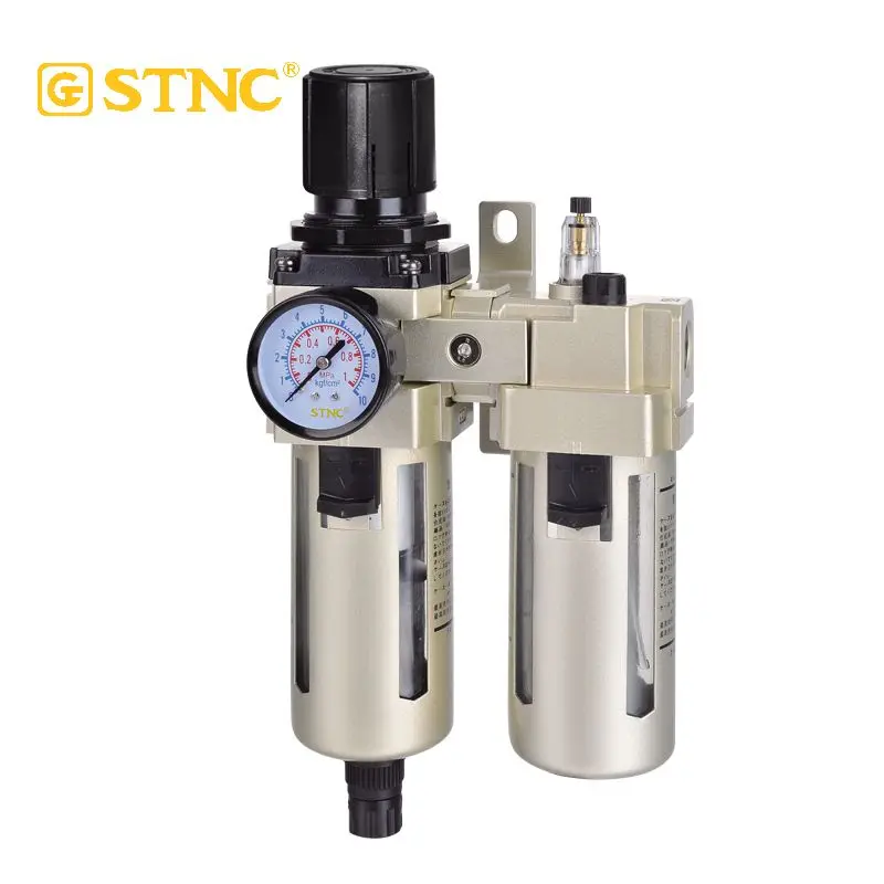 STNC Hot sale SMC Type TR Air Source Treatment FRL Unit oil Filter Regulator Lubricator Combination for pneumatic parts