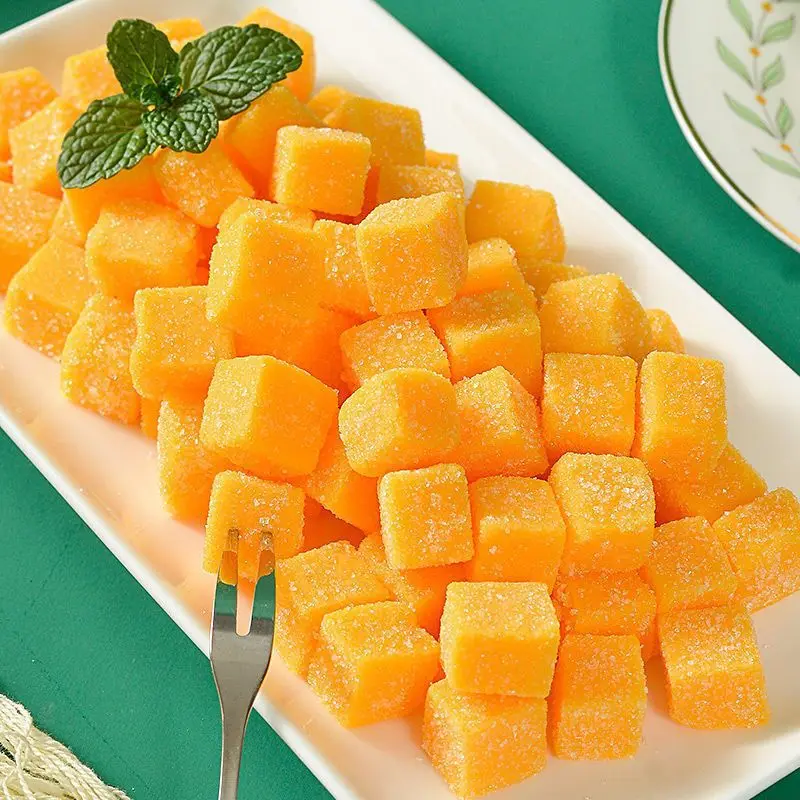 Custom Fruit Soft Candy Fresh Mango Flavor Gummy Candy