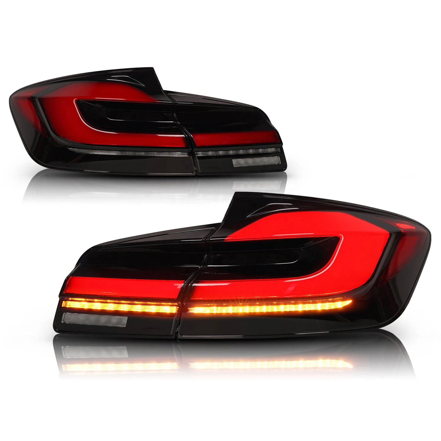 Archaic For Bmw F10 F18 M5 Led Taillights Gts Style Drl 2011-2017 5 Series 528i 530i 535i Tail Lamp with sequential turning