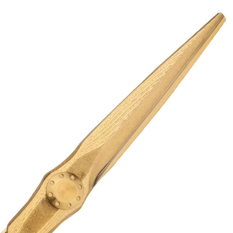 Kungfu Damascus gold Classic Handle Hair Shear Barber Products Barber Hairdressing Scissors