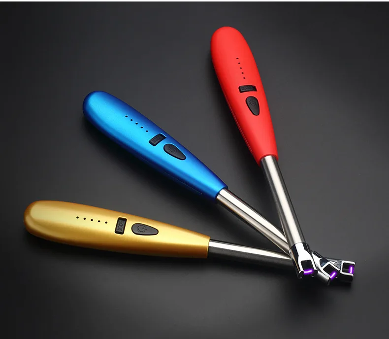 JL 877Wholesale Customizable Lighters,Candle Lighter USB Rechargeable Electric,Electric Candle Lighter USB with Safety Lock