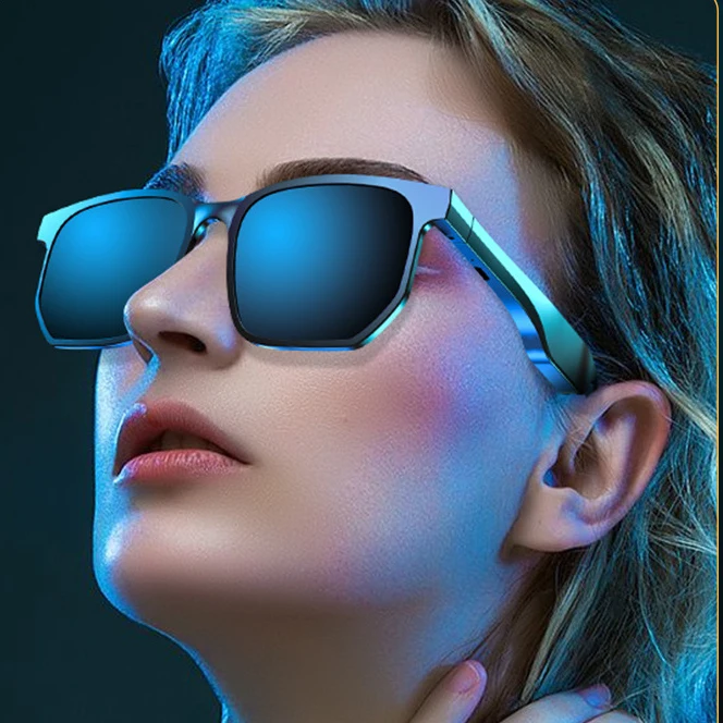 Беспроводная колонка гарнитура Gafas Tws наушники музыка 5 0 смарт-очки цифровое стекло аудио Синие зубы солнцезащитные очки