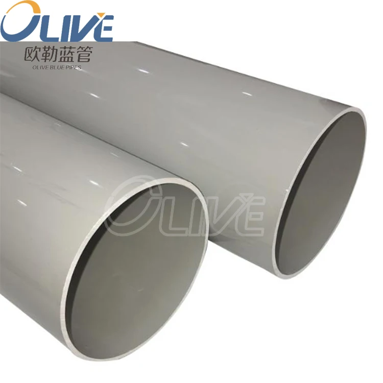 supply direct pressure plastic large diameter 400mm  75mm upvc drainage pipe