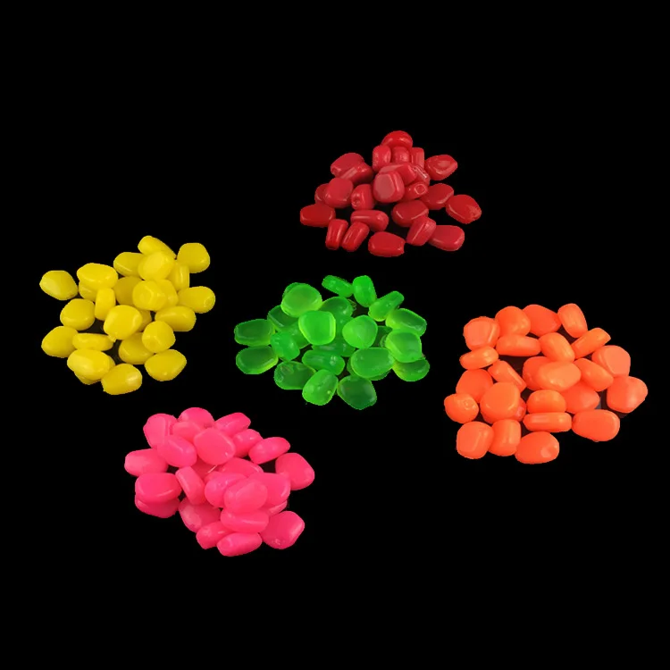 Rocklure 5 Colors Soft Lures Corn Fishing Lure Silicone Bait 1cm Carp Fishing Bait Fishing Gear