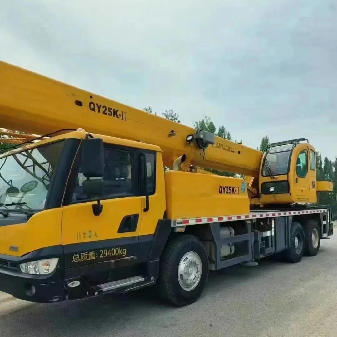 Low Price China Top Brand 25 ton Original Used Mobile Crane QY25K Second-hand Truck Mounted Crane with Good Condition