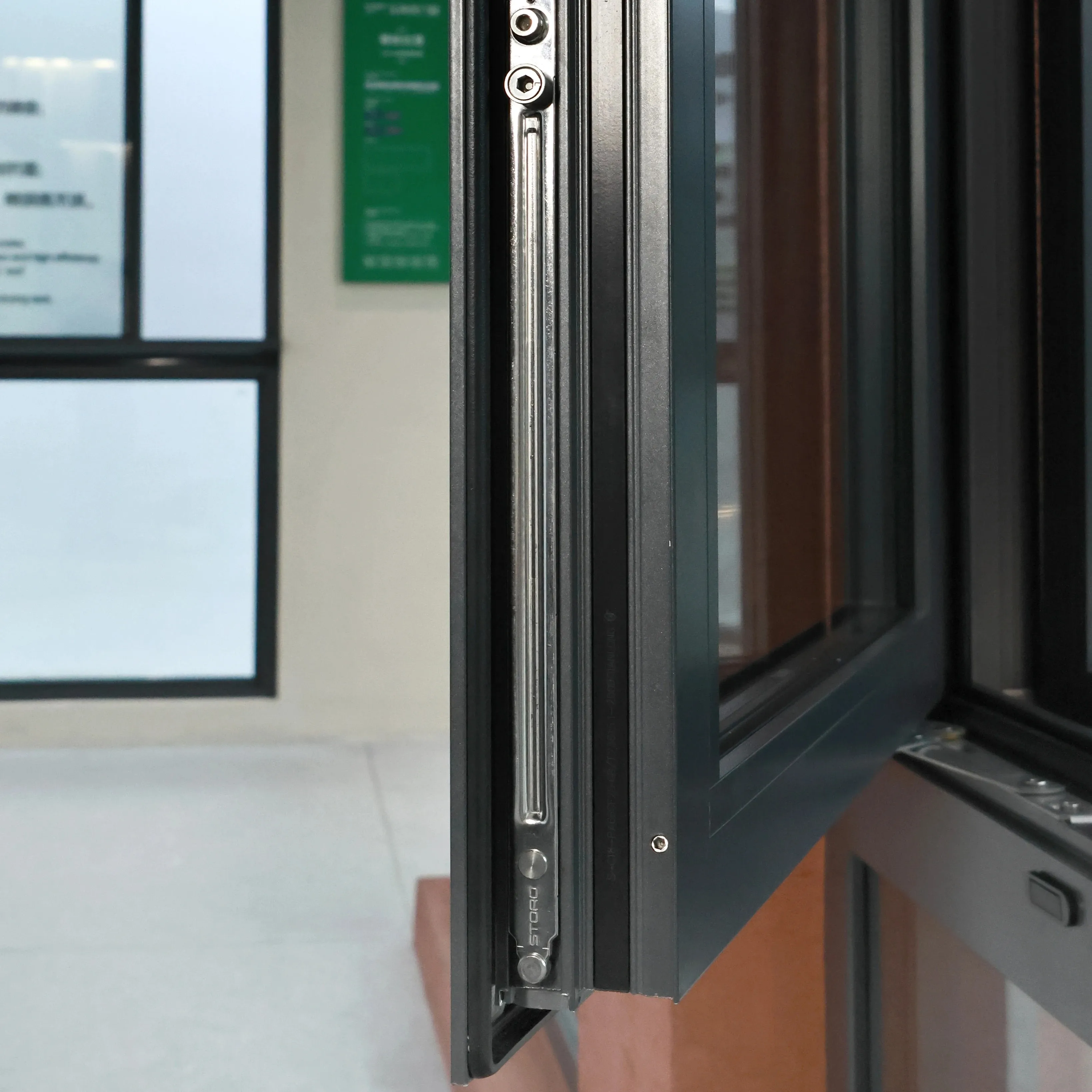 Modern Thermal Break Soundproof aluminum glass Windows bathroom Double-Glazed Top Hung Windows