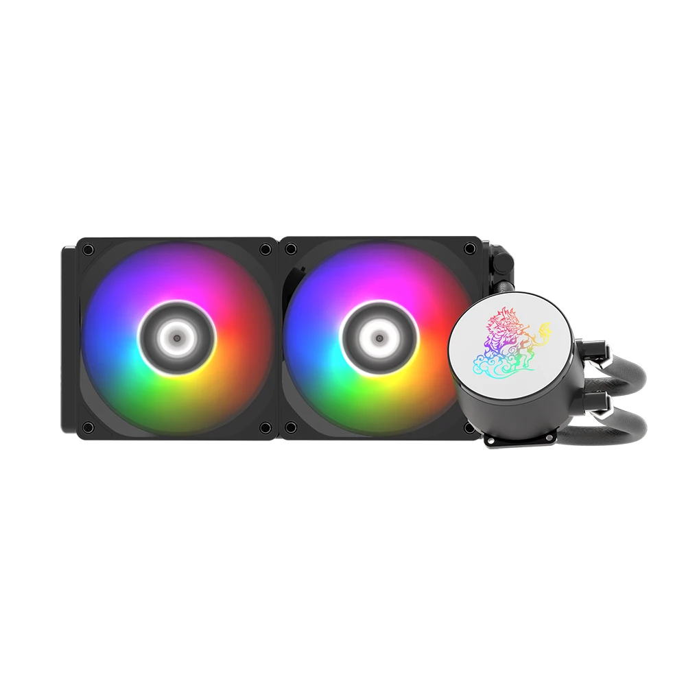 Aluminium Amd Cpu Cooler Computer Water Cooling Radiator Heat Sink With 12v DC Cpu Cooler Fan