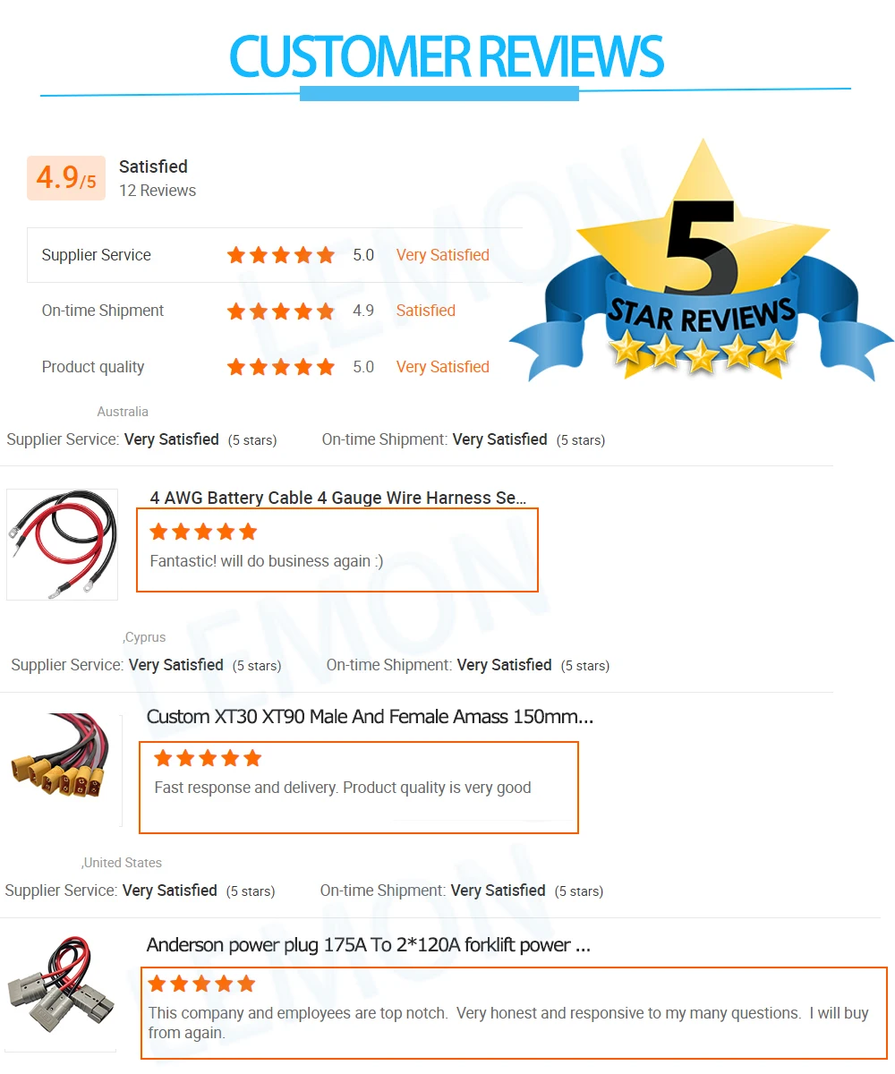 Wholesale Black Original Male And Female Amass XT30  XT-60 to XT90 Plug Battery Cable Connector For RC Lipo Battery