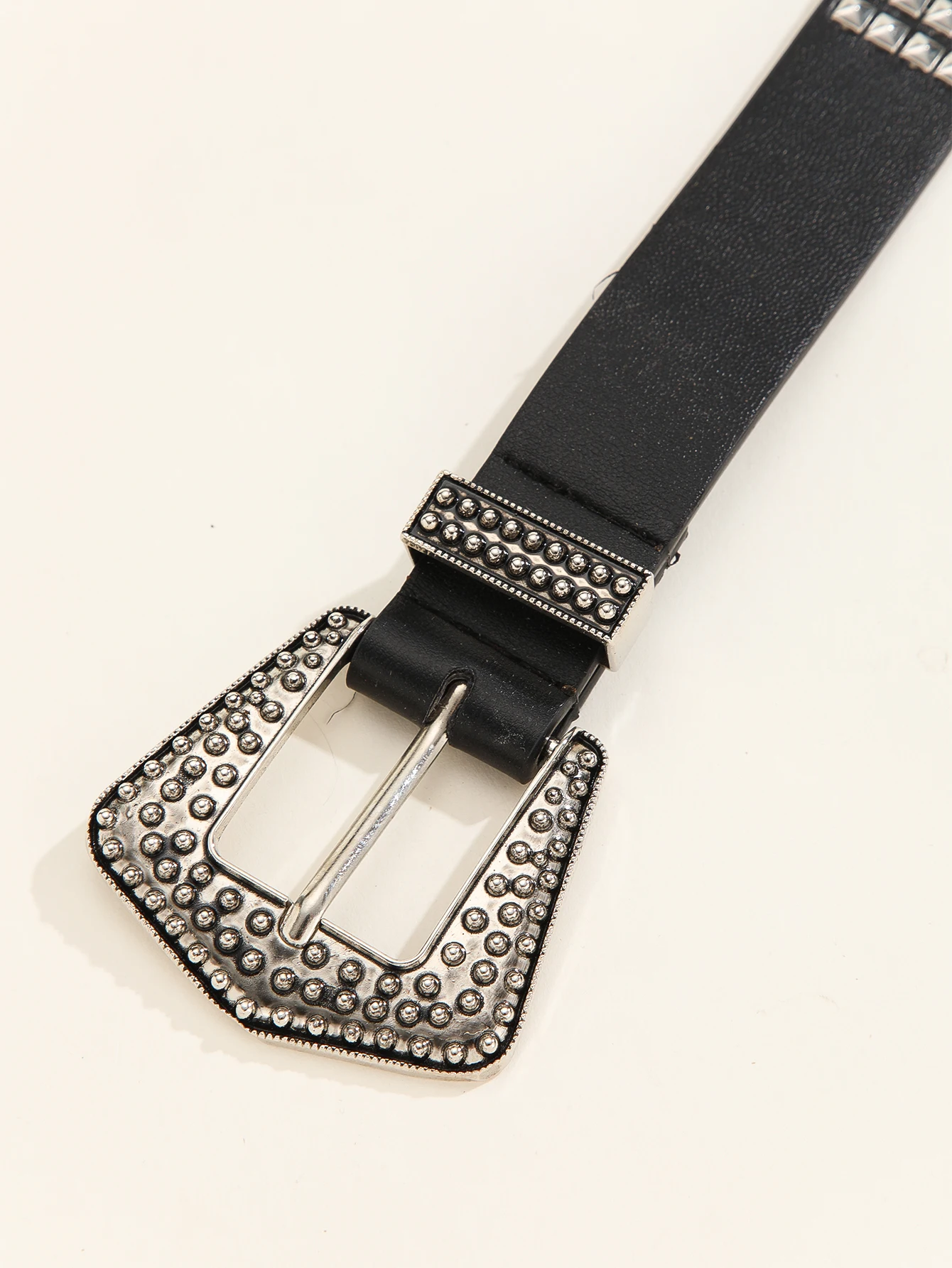 OEM New Style Luxury Western Cowboy Cube Diamond Studded Crystal Leather Strap Pin Buckle Women Rhinestone Belts