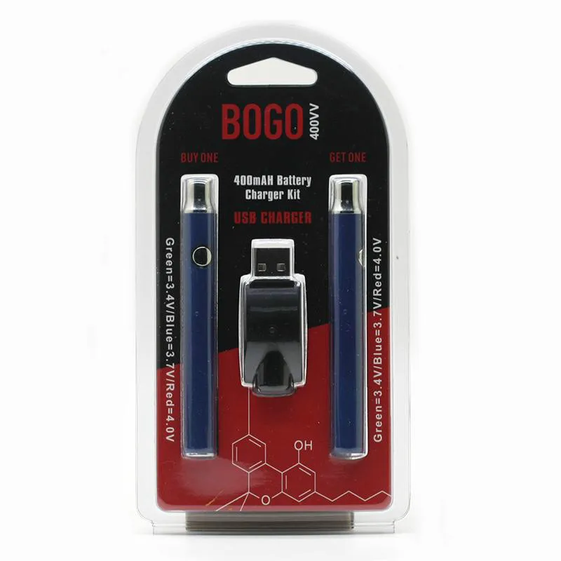 Bogo предварительно нагреваемые двойные батареи 350 мАч 650 тонкий аккумулятор для картриджей оптовая продажа OEM логотип Добро