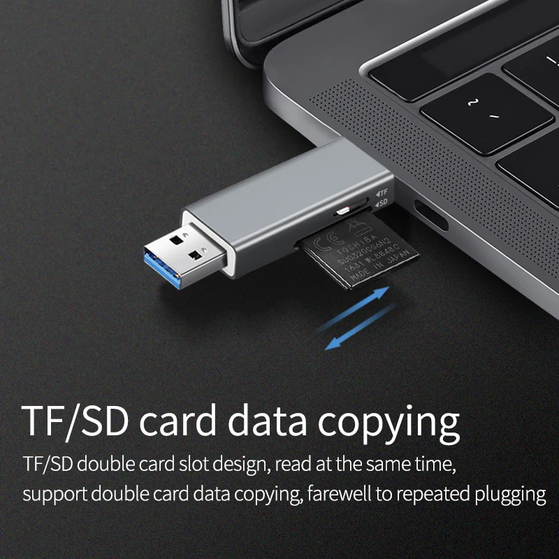 Usb-кабель с портом типа C 3 0 2 в 1 кард-ридер Поддержка SD карты памяти Multi USB для передачи