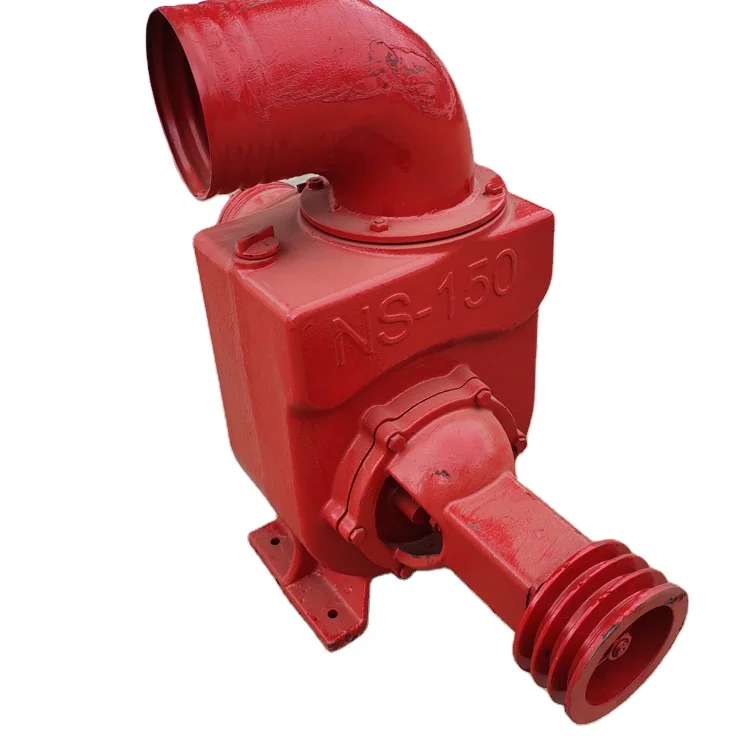 Industrial sewage discharge from traction type 6-inch diesel self suction pump