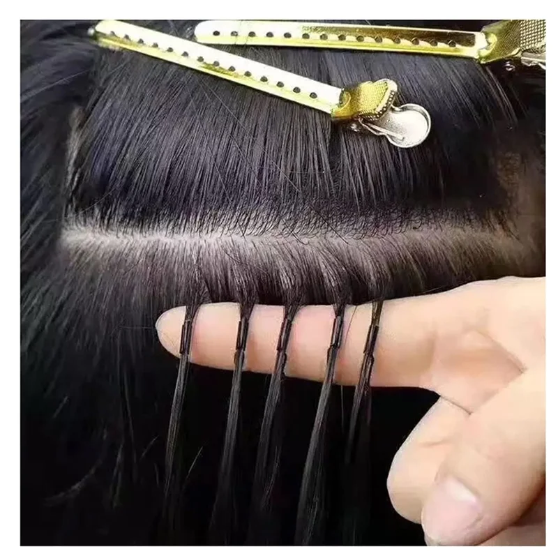 S 6D Hair Extension Kit 6D 3rd Generation Traceless Hair Extension Tool Simple Hair Extension Gun Full Head In Just 20 Minutes