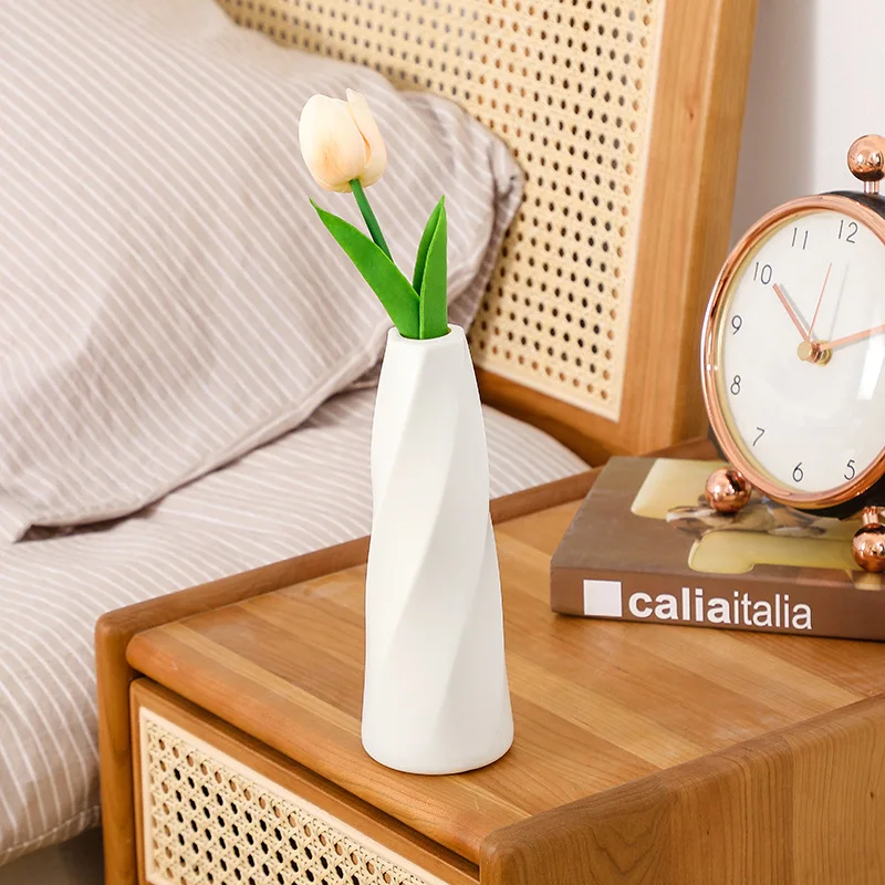 Plastic Vase Wholesale Cheap Plastic Unbreakable Cylinder Wedding Centerpiece Bud Vases Decor