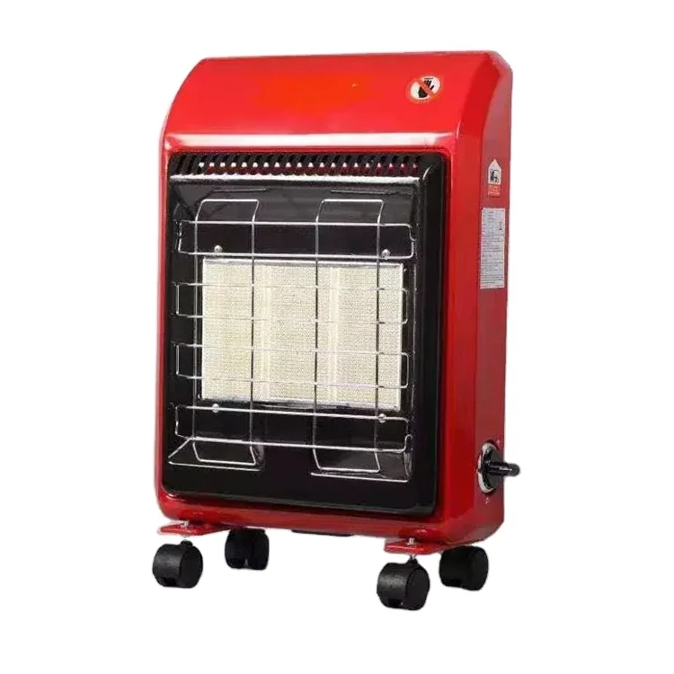 Slim Body Gas and Electric Living Room Infrared Ceramic Mobile Gas Room Heater
