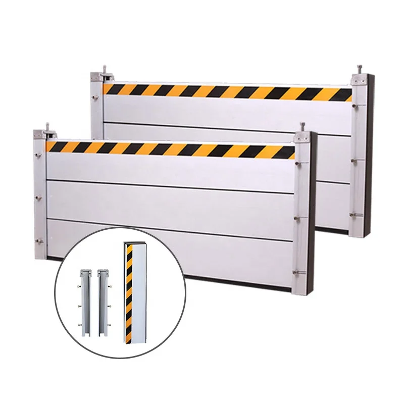 Aluminium Quick Dam Flood Absorbing Barrier Anti-flood Barrier Outside Mount Wall Door Install Home Automatic Flood Barrier