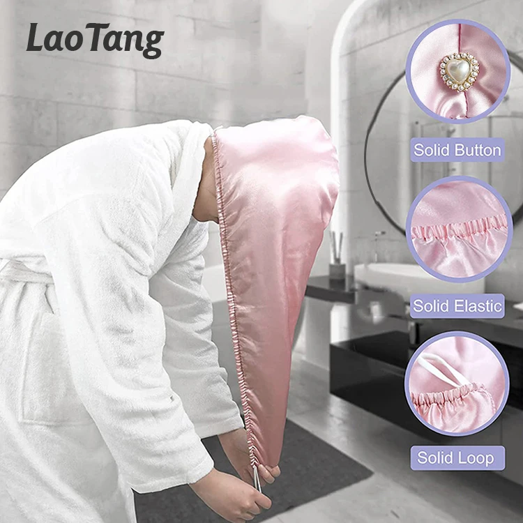 Microfiber Hair Drying Towel For Women Hair Dry Cap Of Head Towel Altra Abserbent Salon Towel