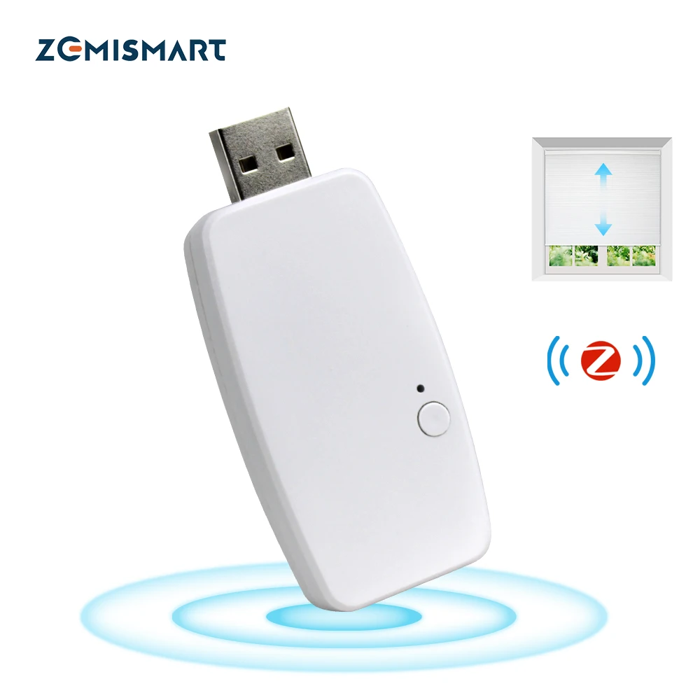 Zemismart Zigbee Dongle For AM15 AM15 AOK Blind Motor Tuya Smart App Control Mini Design