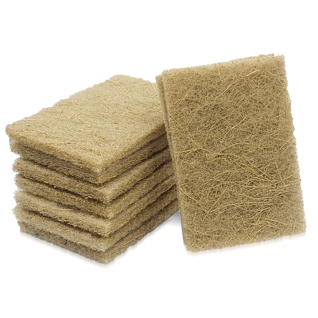 Eco Friendly Customize Cleaning supplies coconut brown cellulose cotton Easily wipe away dirt grease and grime