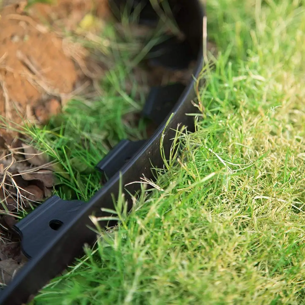 
Flexible Garden Border Lawn Grass Edge Edging Easy Install 3 Colors 