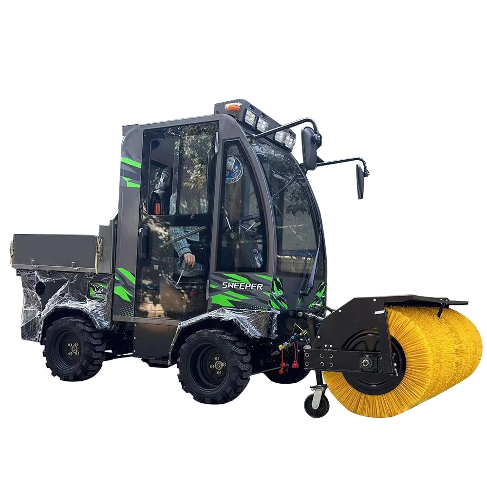 Howo 325x165x185cm four wheel drive snow blower tractor snow plow