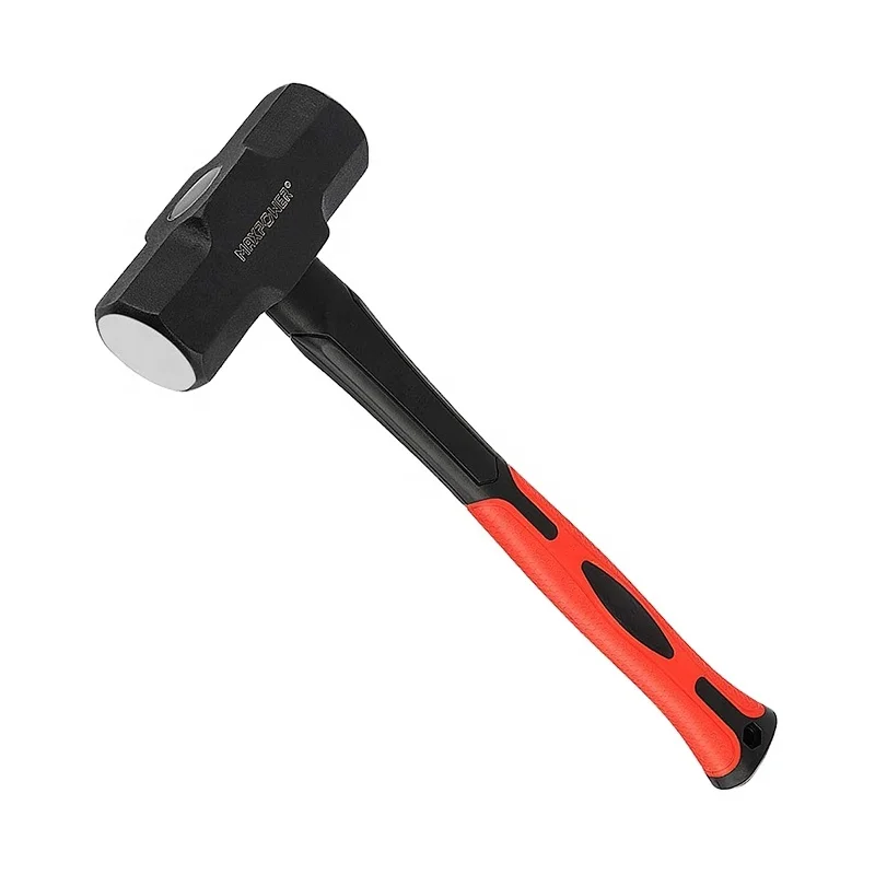 MAXPOWER non-slip 2lb small sledge hammer with long flexible handle