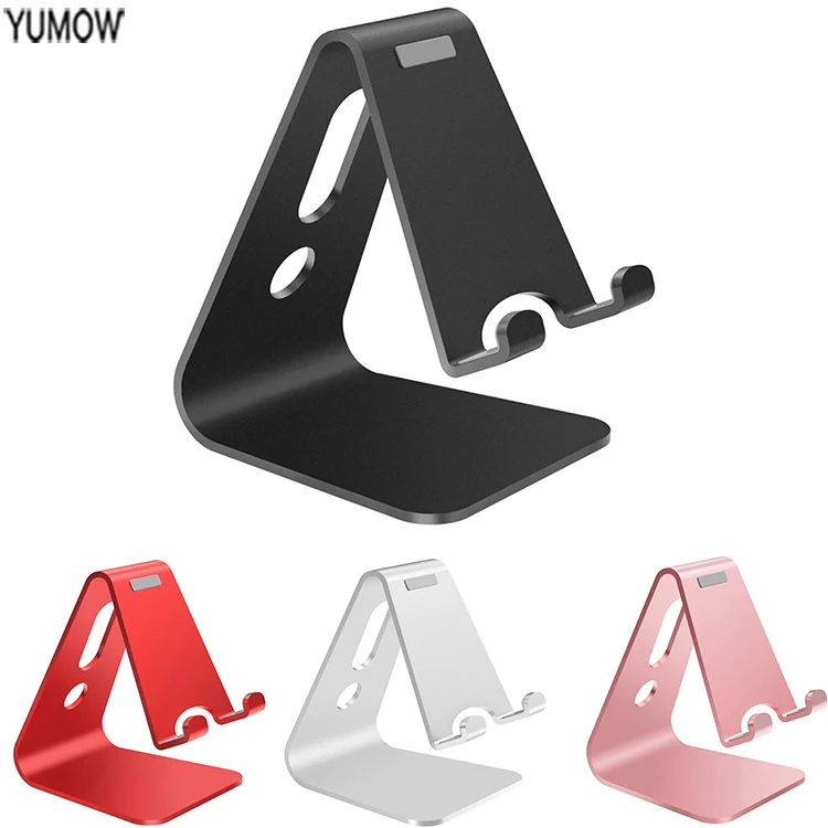 Laser Engrave Logo Cell Phone Stand Aluminum Alloy Cell Phone Tablet Pc Desk Holder Universal Aluminum Mobile Phone Stand