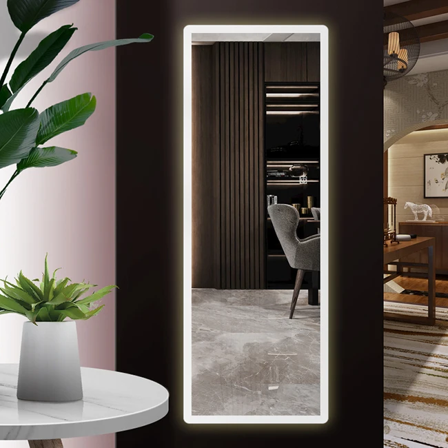 Hot sales Touch Sensor Frameless LED Lighted Full Length Mirror for sales