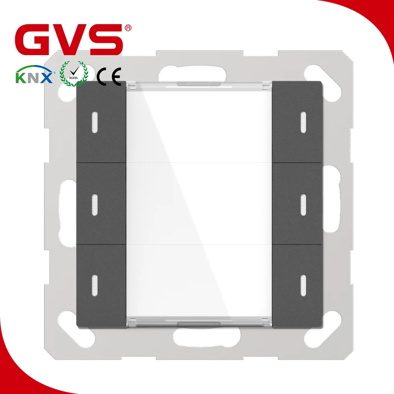  2019 Лучшая цена KNX/ECB GVS K-bus Европейская интеллектуальная Автоматизация умное решение Стандартная кнопка KNX 55 мм 1/2/3/4