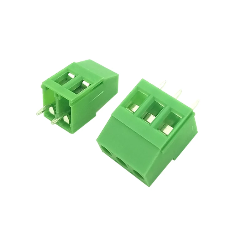 Screw type PCB 129-5.08mm pitch terminal block replace phoenix high quality green connector