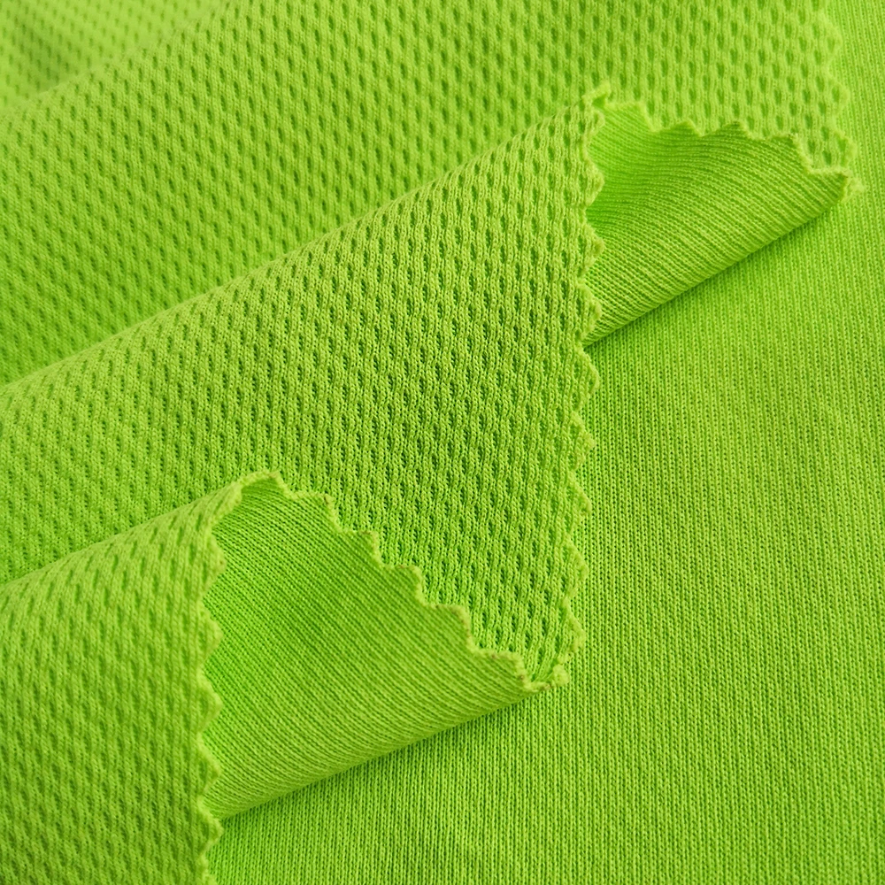 wholesale GRS certificate wicking recycle knitted fabric polyester for FILA dri fit shirts AH01